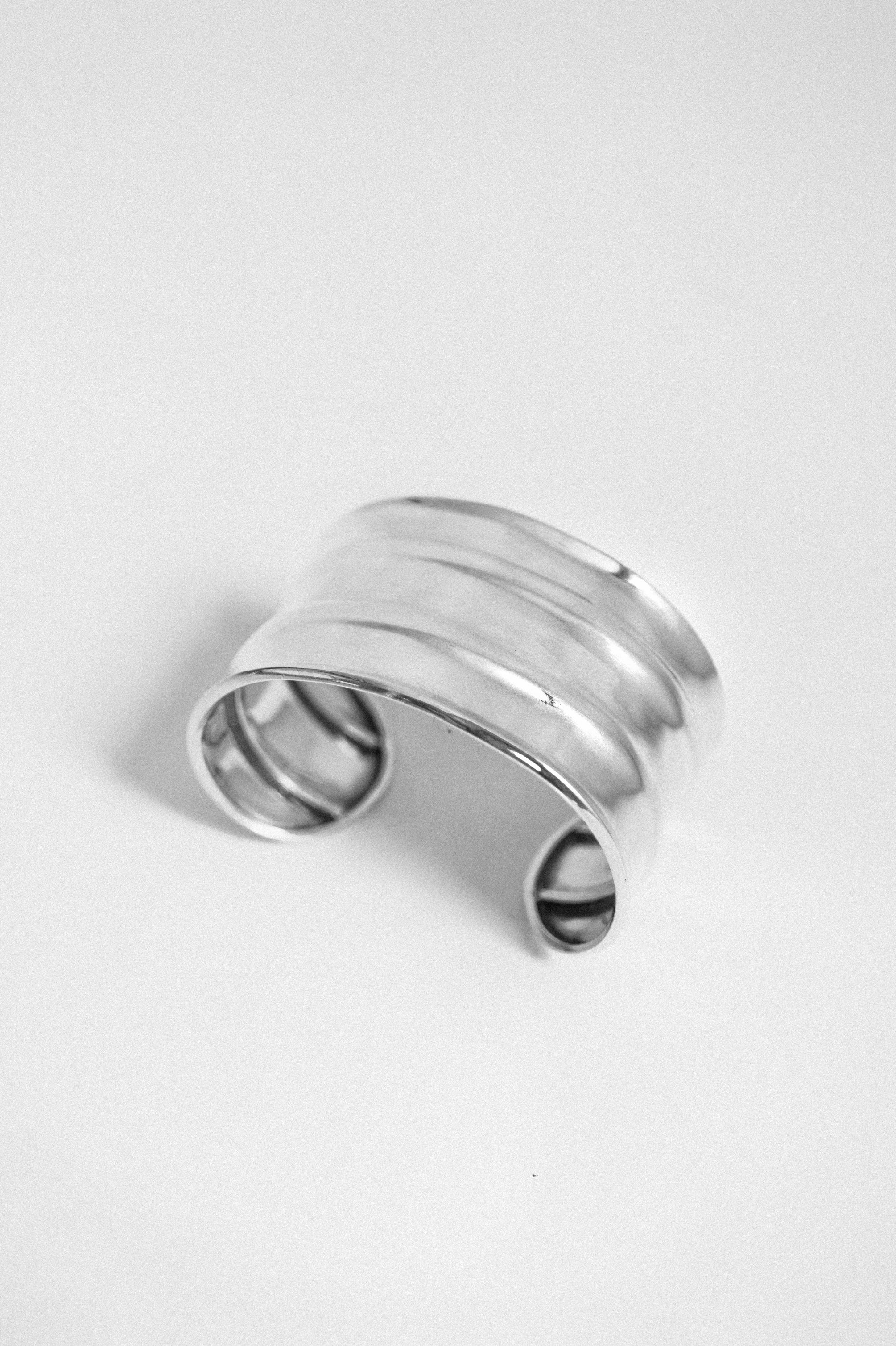 Wave Sterling Silver Cuff